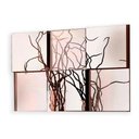 Ver imagem 2 de Espelho Decorativo 3d Vidro Módulos Liverpool Mdf Relevo 54cmx 36cm