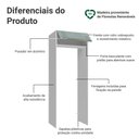 Ver imagem 3 de Porta-geladeira 83 Cm 1 Porta Basculante Branco/cinza Lux Madesa