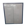 Armario porta ferramentas oficina roupas 125cm com 3 prateleiras grande organizador metal azul ferca - 4