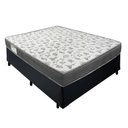 Ver imagem 1 de Cama Box Casal Sintético + Colchão de Espuma D33 - Sereneprime - 138cm:preto