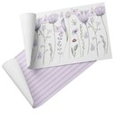 Ver imagem 6 de Kit Adesivo Meia Parede Efeito Ripado + Adesivo Jardim Floral Divertido Decoração para Quartos