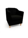 Ver imagem 3 de Kit com 2 Poltronas Reforçada e Confortável Tilla Linho
