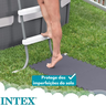 Protetor de Chão Piso Acolchoado para Piscina 8 Peças 50cm X 50cm Intex Cinza - 3