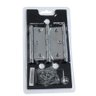 Dobradiça sem Rolamento Inox Polido Pado 3530 - 3.1/2" com 3.un - 3