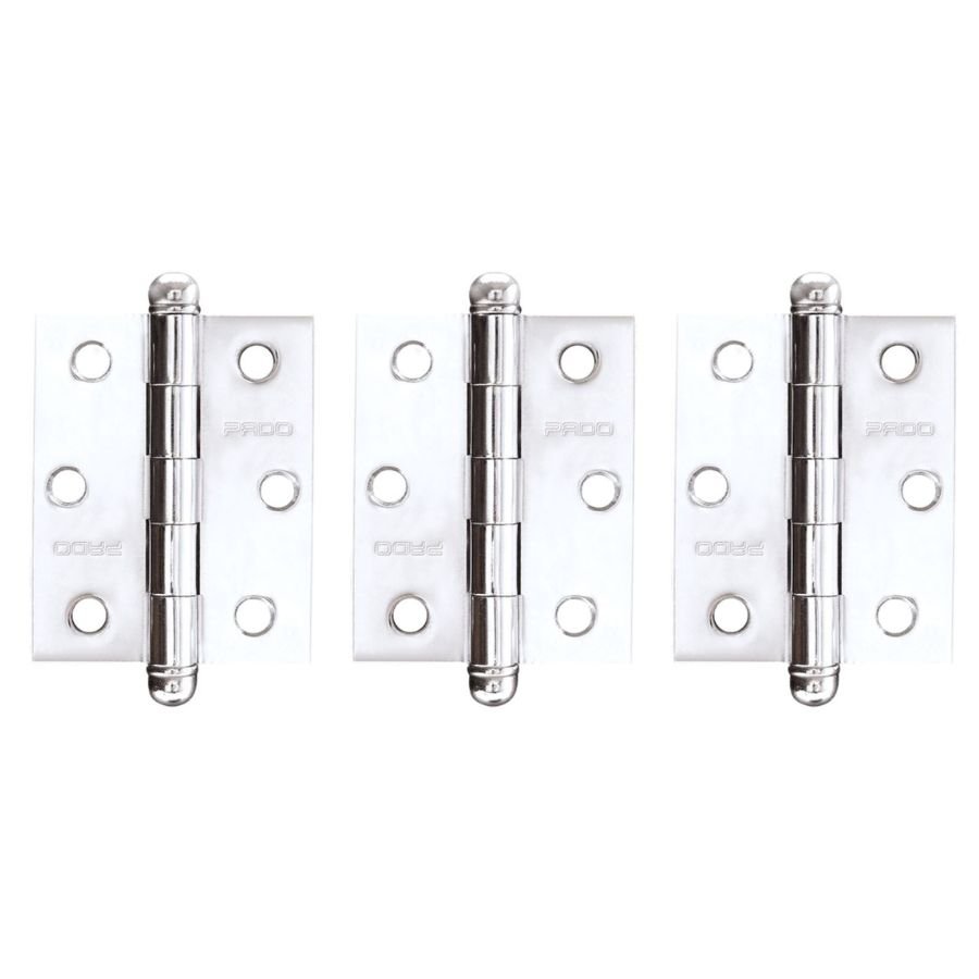 Dobradiça sem Rolamento Inox Polido Pado 3530 - 3.1/2" com 3.un