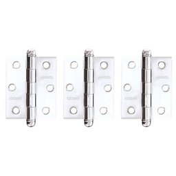 Dobradiça sem Rolamento Inox Polido Pado 3530 - 3.1/2" com 3.un - 1