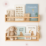 Prateleira Decorativa Madeira 50cm para Livros e Brinquedos - 4