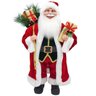 Papai Noel Casaco Vermelho Longo Luxo Saco Presentes 60cm - Master Christmas - 1