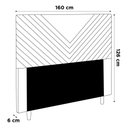 Ver imagem 2 de Cabeceira Cama Box Casal Queen Size Viena 160cm Preto