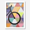 Quadro Decorativo Bicicleta Direita Frente 45cmx33cm Los Quadros - 1