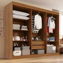 Ver imagem 5 de Guarda Roupa Casal 6 Portas 2 Gavetas Malta Yescasa