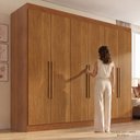 Ver imagem 7 de Guarda Roupa Casal 6 Portas 2 Gavetas Malta Yescasa
