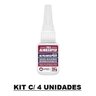 Cola Almasuper 20G Adesivo Instantâneo Ultra Rápido com 4 Un - 1