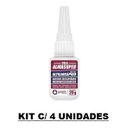 Ver imagem 1 de Cola Almasuper 20g Adesivo Instantâneo Ultra Rápido com 4 Un