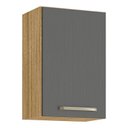 Ver imagem 1 de Armário Aéreo Ametista 1 Porta 40 Cm Freijó Gris - Kits Paraná