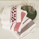 Ver imagem 3 de Kit 4 Pano de Copa Prato Atoalhado Felpudo Gourmet