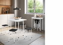 Ver imagem 3 de Mesa Dobravel com Mocho Branca 4 Banquetas