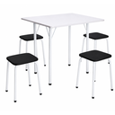 Ver imagem 1 de Mesa Dobravel com Mocho Branca 4 Banquetas