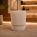 Ver imagem 4 de Poltrona Decorativa Bia Orgânica Boucle Moscow Recepção Sala Estar Quarto