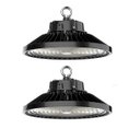 Ver imagem 1 de Luminária Led Ufo 100W Industrial High Bay Preto Kit com 2