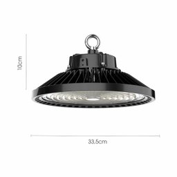 Luminária 150w Led Ufo Industrial Preto Galpão - 3