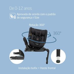 Cadeirinha de Carro Spinel 360º Plus Authentic Black - Maxi-cosi - 2