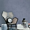 Ver imagem 1 de Papel de Parede Essencial Aspecto Têxtil Azul ESS1008