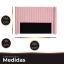Ver imagem 3 de Cabeceira Casal Queen Size Estofada para Cama Box Alicia Veludo