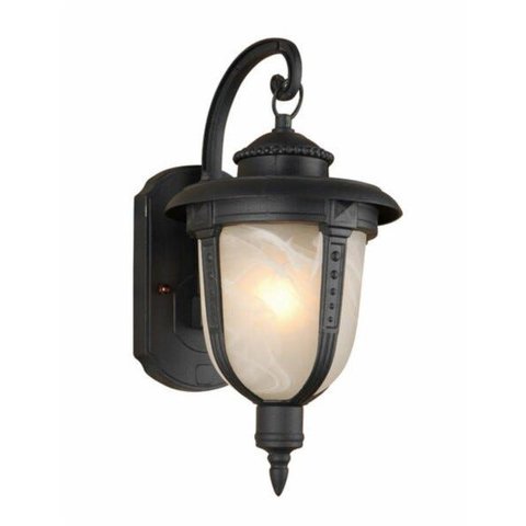 1 X Arandela Colonial Clássica Alumínio Modelo Toulouse - Preto