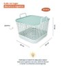 CESTO 45L TELADO COM TAMPA E ALCAS DE PLASTICO - OIKOS VERDE - 4