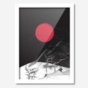 Ver imagem 1 de Quadro Decorativo Japão Montanhas 45 x 33 cm Los Quadros