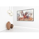 Ver imagem 1 de Quadro em Canvas Cavalos em Disparada 100x150 Borda Infinita