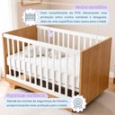 Ver imagem 5 de Quarto de Bebê Completo com Cômoda Berço com Colchão e Guarda Roupa 100%MDF Encanto