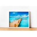 Ver imagem 2 de Quadro em Canvas Férias em Bali 80x120 Borda Infinita