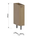 Ver imagem 4 de Balcão de Cozinha sem Tampo 20cm 1 Porta Classic Luciane Móveis