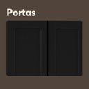 Ver imagem 6 de Armário Paneleiro de Aço 6 Portas 2 Vidros Grafite Bertolini