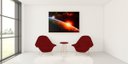 Ver imagem 3 de Quadro em Canvas Sunset Espacial 100x150 Borda Infinita