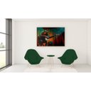 Ver imagem 4 de Quadro em Canvas Guitarrista Estiloso 80x120 Borda Infinita