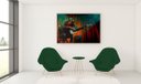 Ver imagem 4 de Quadro em Canvas Guitarrista Estiloso 100x150 Borda Infinita
