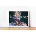 Ver imagem 4 de Quadro em Canvas Experiência Musical 80x120 Borda Infinita