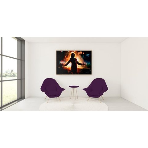Quadro em Canvas  The Joker  40x60 Borda Infinita