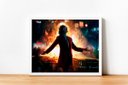 Ver imagem 2 de Quadro em Canvas The Joker 60x90 Borda Infinita