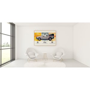 Quadro em Canvas  De Volta para o Futuro  100x150 Borda Infinita