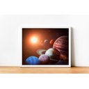 Ver imagem 2 de Quadro em Canvas Sistema Solar 40x60 Borda Infinita