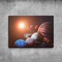 Ver imagem 3 de Quadro em Canvas Sistema Solar 40x60 Borda Infinita