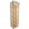 Prateleira sapateira multiuso vertical organizadora flexivel 6 prateleiras para armario closet guard - 1