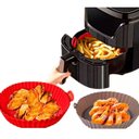Ver imagem 4 de Kit 2 Forma Silicone Reutilizável Antiaderente Air Fryer