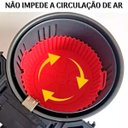 Ver imagem 6 de Kit 2 Forma Silicone Reutilizável Antiaderente Air Fryer