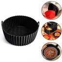 Ver imagem 2 de Kit 2 Forma Silicone Reutilizável Antiaderente Air Fryer