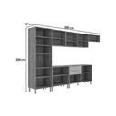 Ver imagem 2 de Kit Modulado 6 Peças Áurea CZ628 Cinamomo/Off White MGM
